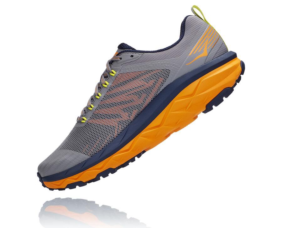 Hoka Australia One One Challenger ATR 5 - Mens Trail Shoes Grey - MTBUO-2346